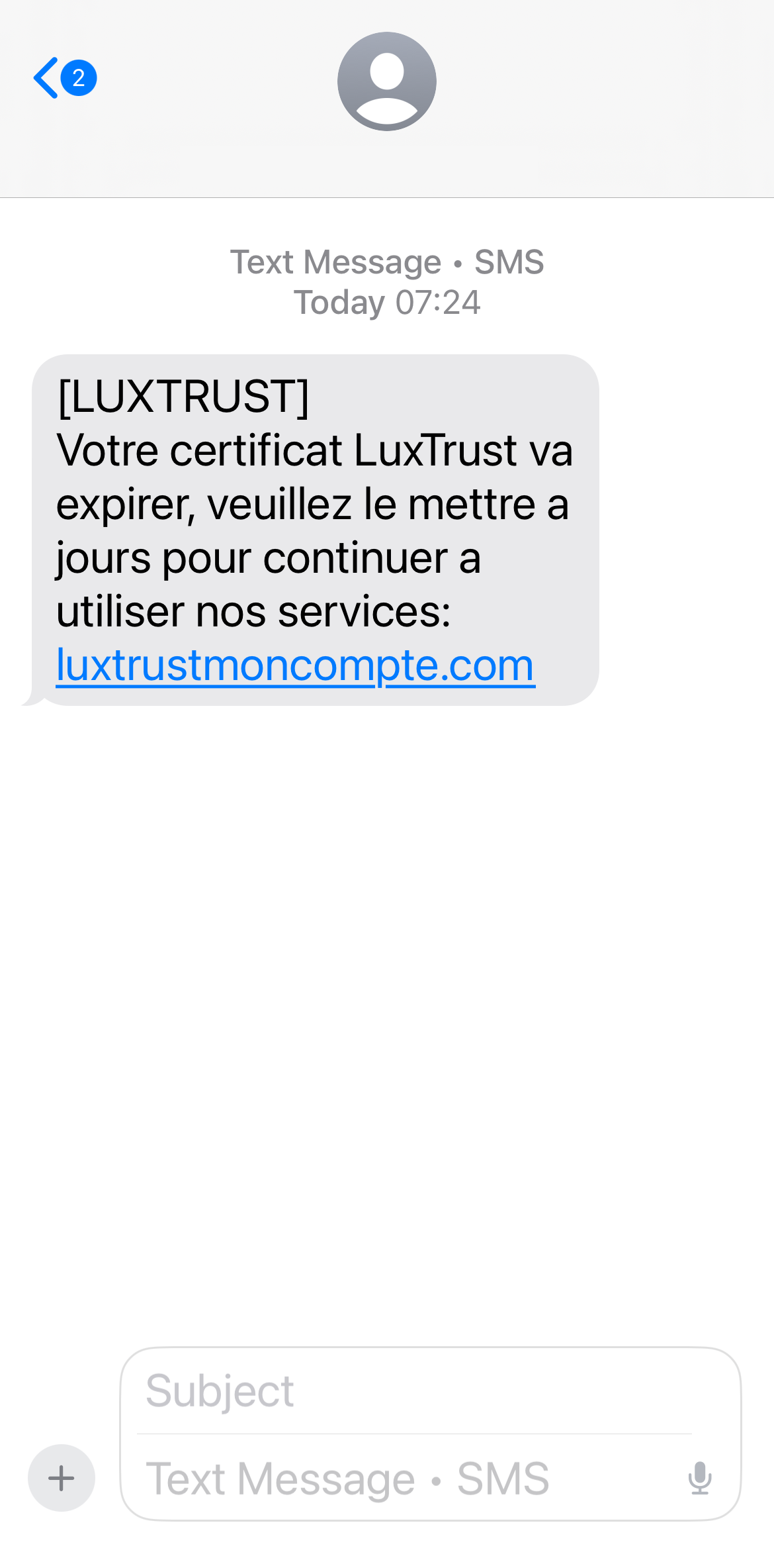 sms