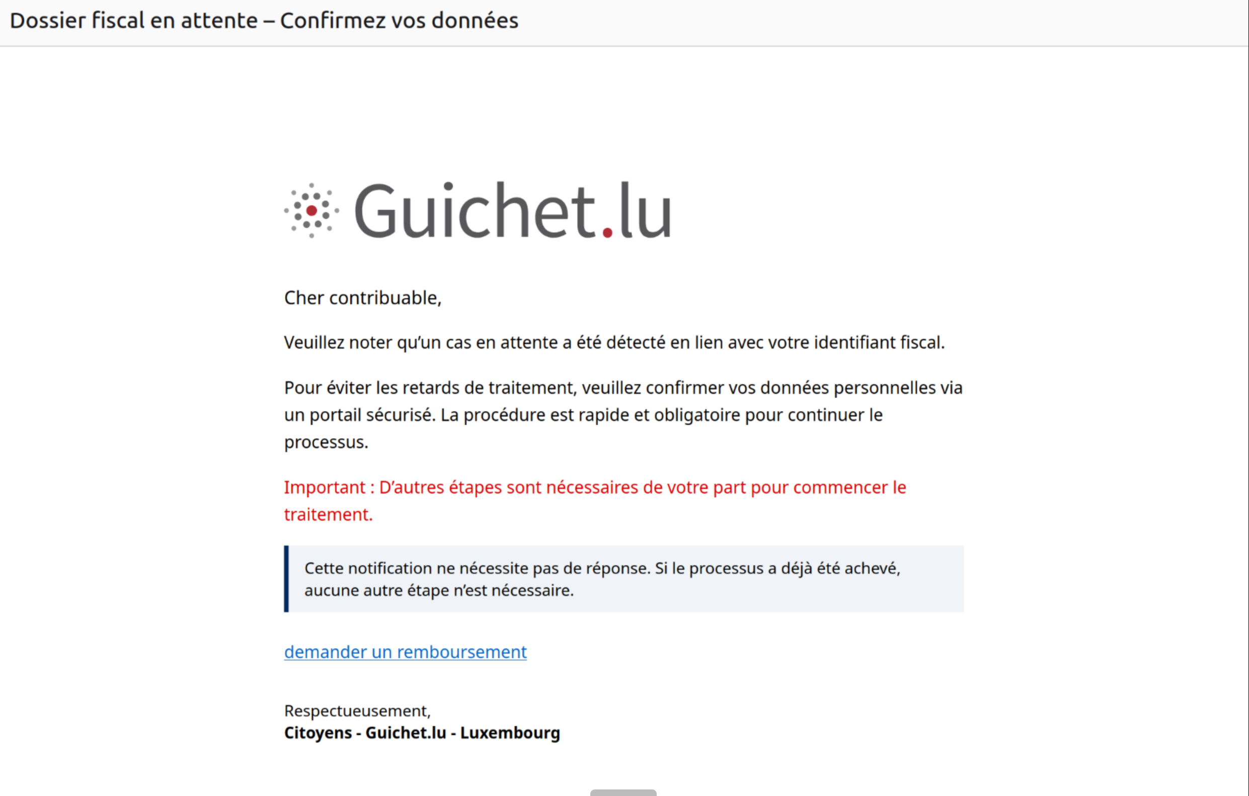 Phishing Mail